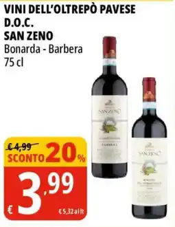 Tigros Vini dell'oltrepò pavese D.O.C. SAN ZENO offerta