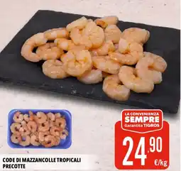 Tigros Code di mazzancolle tropicali precotte offerta