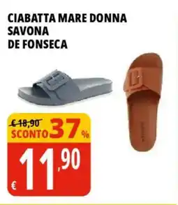 Tigros Ciabatta mare donna savona DE FONSECA offerta