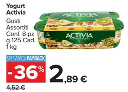 Carrefour Market Yogurt Activia offerta