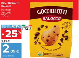 Carrefour Market Biscotti Ricchi Balocco offerta