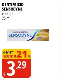 Tigros Dentifricio SENSODYNE offerta