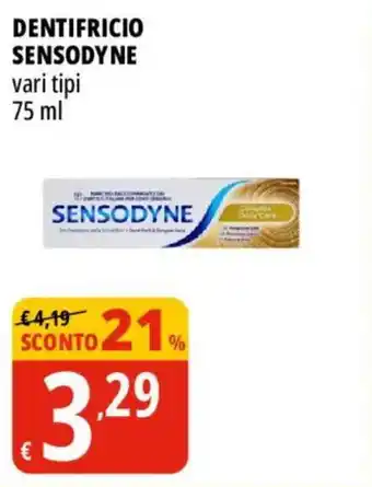 Tigros Dentifricio SENSODYNE offerta