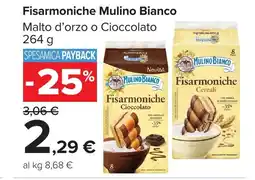 Carrefour Market Fisarmoniche Mulino Bianco offerta