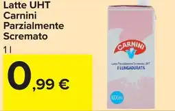Carrefour Market Latte UHT Carnini Parzialmente Scremato offerta