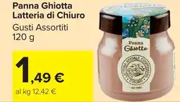 Carrefour Market Panna Ghiotta Latteria di Chiuro offerta