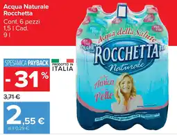 Carrefour Market Acqua Naturale Rocchetta offerta