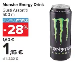 Carrefour Market Monster Energy Drink offerta