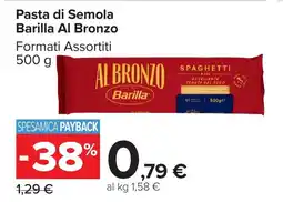 Carrefour Market Pasta di Semola Barilla Al Bronzo offerta