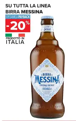 Carrefour Market Su tutta la linea birra MESSINA offerta