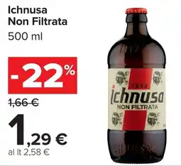 Carrefour Market Ichnusa Non Filtrata offerta