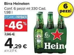 Carrefour Market Birra Heineken offerta