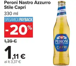 Carrefour Market Peroni Nastro Azzurro Stile Capri offerta