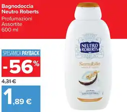 Carrefour Market Bagnodoccia Neutro Roberts offerta