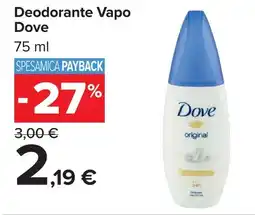Carrefour Market Deodorante Vapo Dove offerta