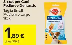 Carrefour Market Snack per Cani Pedigree Dentastix offerta