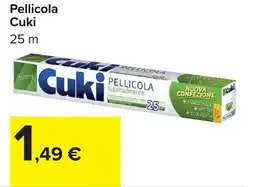 Carrefour Market Pellicola Cuki 25 m offerta