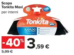 Carrefour Market Scopa Tonkita Maxi per interni offerta