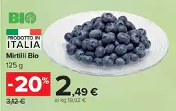 Carrefour Market Mirtilli Bio offerta