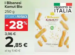 Carrefour Market I Bibanesi Kamut Bio offerta