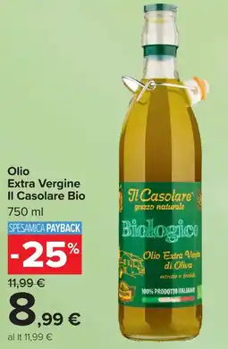 Carrefour Market Olio Extra Vergine Il Casolare Bio offerta
