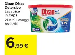 Carrefour Market Dixan Discs Detersivo Lavatrice in Caps offerta