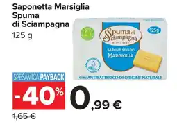 Carrefour Market Saponetta Marsiglia Spuma di Sciampagna offerta