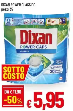 Famila Dixan power classico pezzi 35 offerta