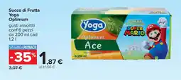 Carrefour Succo di Frutta Yoga Optimum offerta