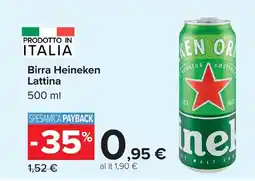 Carrefour Birra Heineken Lattina offerta