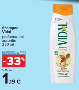 Carrefour Shampoo Vidal offerta