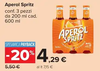 Carrefour Aperol Spritz offerta