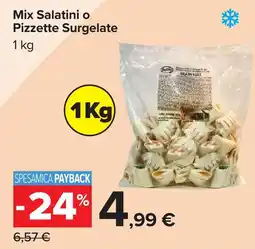 Carrefour Mix Salatini o Pizzette Surgelate offerta