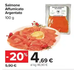 Carrefour Salmone Affumicato Argentato offerta