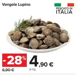 Carrefour Vongole Lupino offerta