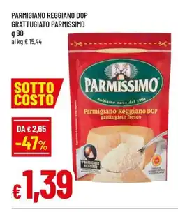 Famila Parmigiano reggiano dop grattugiato parmissimo offerta