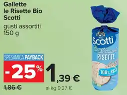 Carrefour Gallette le Risette Bio Scotti offerta