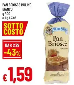 Famila Pan brioscè mulino bianco offerta