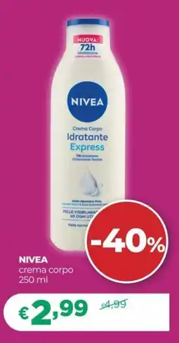 La Saponeria NIVEA crema corpo offerta