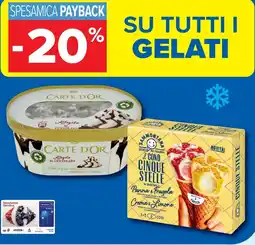 Carrefour Su tutti i GELATI offerta