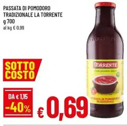 Famila Passata di pomodoro tradizionale LA TORRENTE offerta