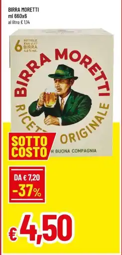 Famila BIRRA MORETTI offerta