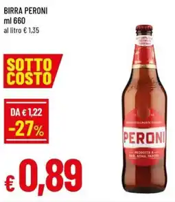 Famila Birra PERONI offerta