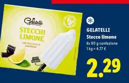 Lidl GELATELLI Stecco limone offerta