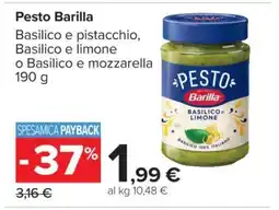 Carrefour Pesto Barilla offerta