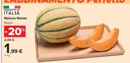 Carrefour MELONE RETATO sfuso offerta