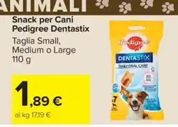Carrefour Snack per Cani Pedigree Dentastix offerta