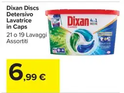 Carrefour Dixan Discs Detersivo Lavatrice in Caps offerta