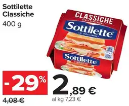 Carrefour Sottilette Classiche offerta