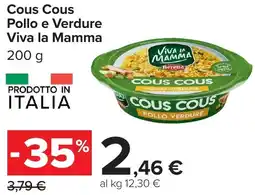 Carrefour Cous Cous Pollo e Verdure Viva la Mamma offerta